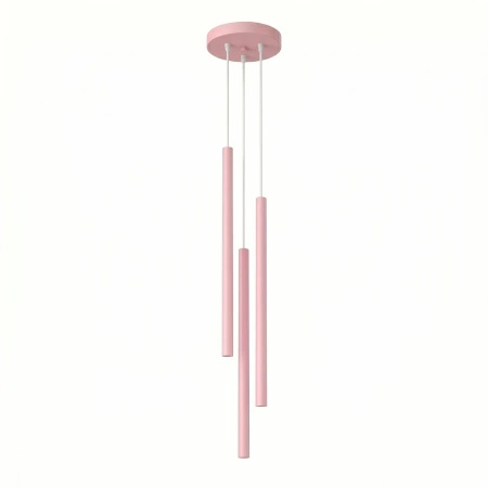 Lampa wisząca PASTELO 3P różowa
