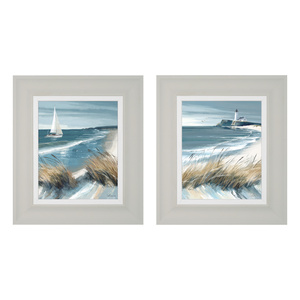 White Sails & Making Waves S/2 Canvas 340x20x390mm