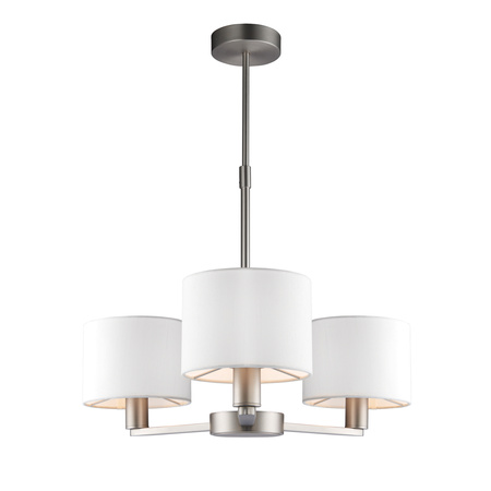 Daley 3 Pendant Matt Nickel 385-655mm