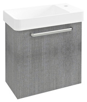 LATUS VIII szafka umywalkowa 51x50x28cm, dąb srebrny