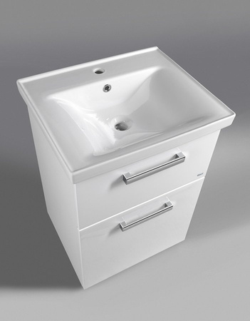 VEGA szafka umywalkowa 51,5x72,6x43,6cm, 2 szuflady, biała
