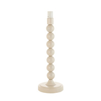 Higgledy Table Lamp Base Gloss Almond White Paint