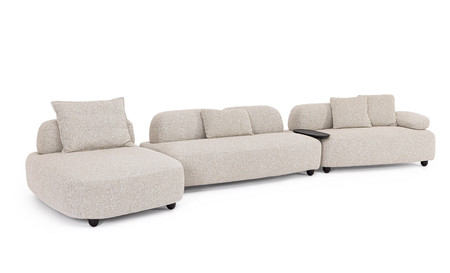 Sofa narożna BIZZOTTO ISIDE 4+1 z szezlongiem – contemporary premium design