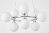 NOWOCZESNA LAMPA WISZĄCA CHROMOWANA MARSIADA W9