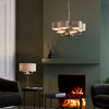 Highclere 6 Pendant Light Chrome 500-1855mm