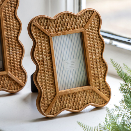 Ayora Rattan Photo Frame 6x4in