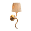 Wriggle 1 Wall Light Brushed Aged Brass