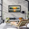 Vibrant Canopy Framed Canvas 1380x30x780mm