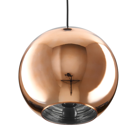 Lampa wisząca MIRROR GLOW - M miedziana 30 cm