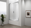 DEEP drzwi prysznicowe 1400x1650mm, szkło czyste