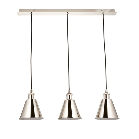 Hal 3 Pendant Light Bright Nickel