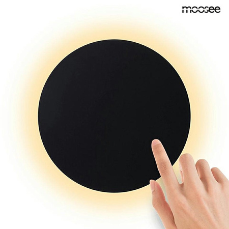 MOOSEE lampa ścienna SHADOW SUN 30        czarna