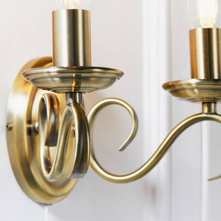 Bernice Wall Light Antique Brass