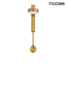MOOSEE lampa ścienna CLARID GOLD złota