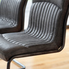 Krzesło skórzane Capri Antique Ebony 520 x 660 x 880 mm
