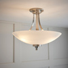 Welles Ceiling Lamp Satin Chrome