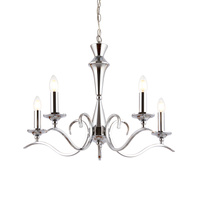 Kora 5 Pendant Light Chrome