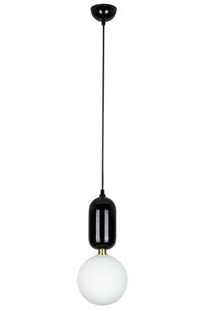 Lampa wisząca BOY M Fi 25 czarna - LED, szkło, metal