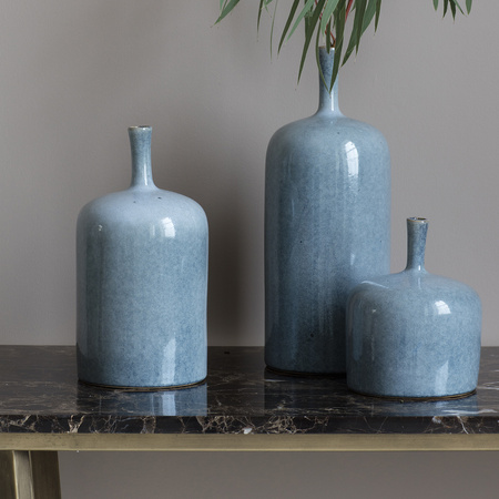 Zestaw 3 ozdób Vormark, niebieskie