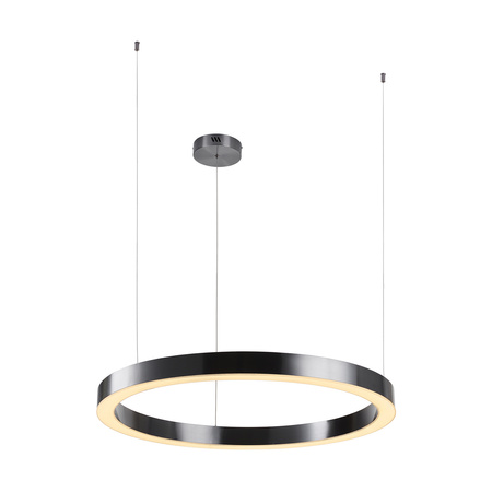 Lampa wisząca CIRCLE 80 cm - LED, ring tytan szczotkowany