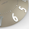 Mulberry Wall Clock Mocha 12in