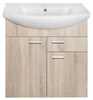 ZOJA szafka umywalkowa 71,5x74x34cm, dąb platin