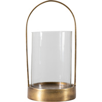 Linton Hurricane Antiq Brass Finish 245 x 245 x 480 mm