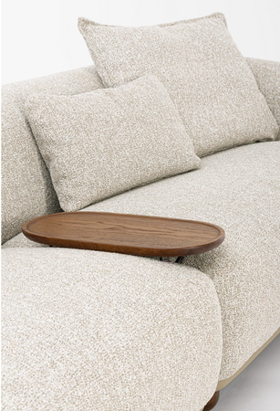 Sofa BIZZOTTO CHEOPE 4-osobowa z stolikiem – contemporary design premium