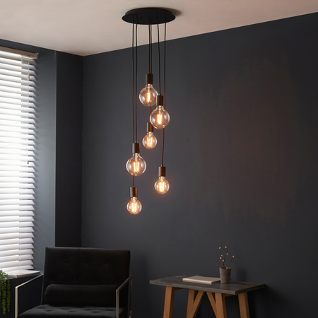 Studio 6 Pendant Light Matt Black