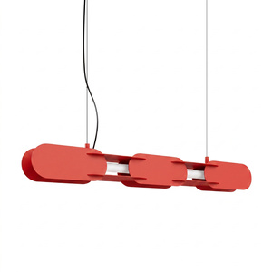 Lampa wisząca CHAIN 91 czerwona LED 3000K