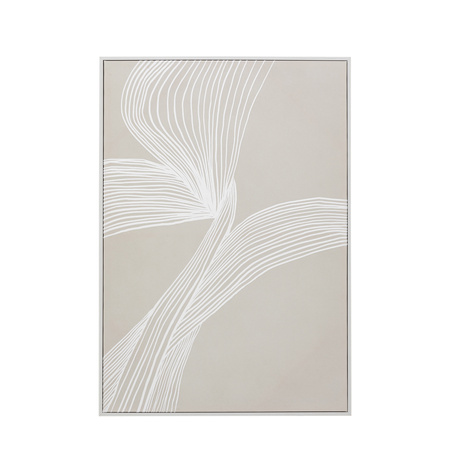 Obraz w ramie „Entwined” – naturalny, 70 × 3 × 100 cm