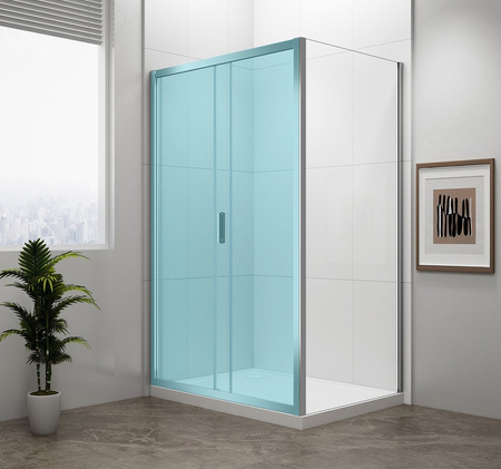 EASY ścianka boczna 800mm, szkło czyste