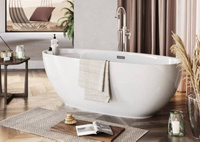 Wanna wolnostojąca 165x75 KIVI biała*