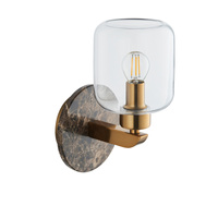 Travi Wall Light Dark Brown Emperador Marble