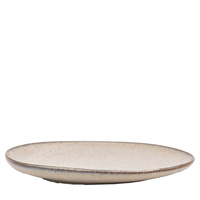 Speckle Glaze Side Plate Oatmeal (4pk)