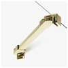 Drzwi wnękowe NESTA LIGHT GOLD 1D P 120x200 czyste 6mm Active Shield 2.0