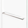 Kabina prysznicowa AVEXA NICKEL BRUSHED walk-in 120x200 szkło czyste 6mm Active Shield 2.0 WIESZAK