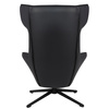 Fotel obrotowy VITA VELVET czarny PU