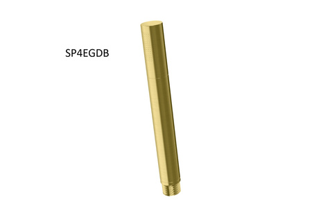EXPERIENCE Gold Brushed zestaw prysznicowy z deszczownicą 25cm i słuchawką