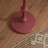 Carnaby Floor Lamp Base Satin Pink Clay