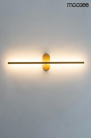 MOOSEE lampa ścienna TOBIA złota
