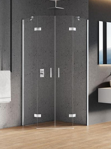 KABINA NEW AZURA PIĘCIOKĄTNA U 90x90x195 CZYSTE 6mm ACTIVE SHIELD