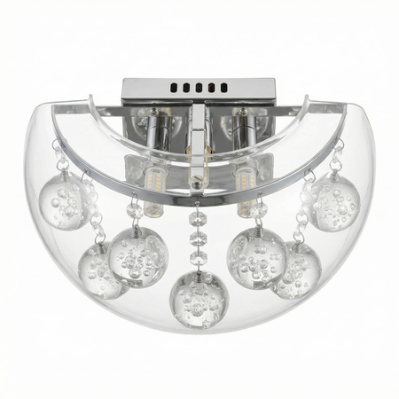 LAMPA ŚCIENNA KINKIET NOWOCZESNY FABINA CLEAR W1