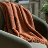 Melange Acrylic Throw Rust 1300x1500mm
