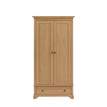 Szafa Malvern – szuflady: 1, naturalna, 98 × 58 × 187,5 cm