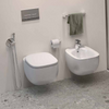 Zestaw ILLUSION Miska WC podwiesz. 52cm Rimless & deska WC W/O biały połysk