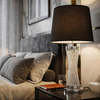 LAMPA NOCNA GLAMOUR CZARNO-CHROMOWANA VILLANOVA
