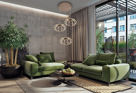 5033-313 Lampa wisząca trójka SALO