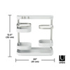 UMBRA organizer kuchenny HOLSTER biało / niklowany