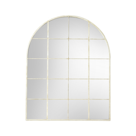 Lustro łukowe Hampstead, białe, 760 x 950 mm